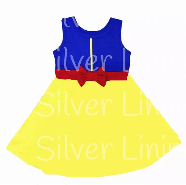 Snow White Inspired Princess Dress RTS